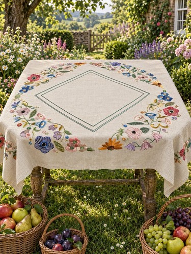 Vintage hand embroidered - vintage,
