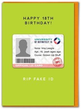 Funny 3D Birthday Card 'RIP