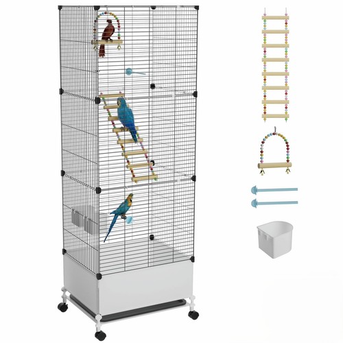 Extra large bird cage - bird, black