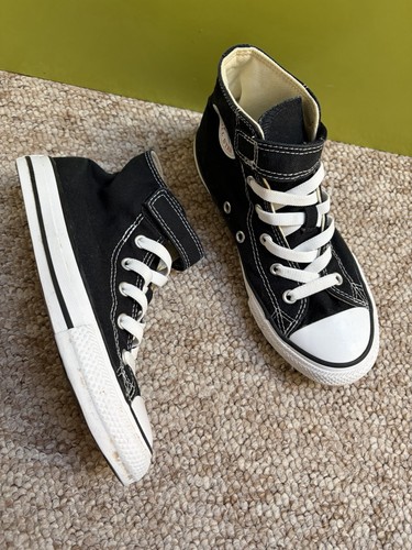 Converse girl trainers high