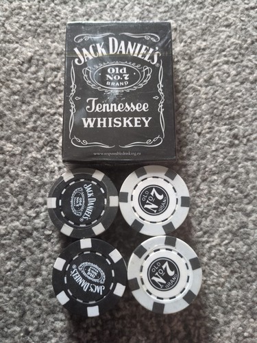 Jack daniels poker chips set - jack,