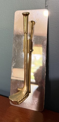 Vintage 1970 brass golf club - vintage,