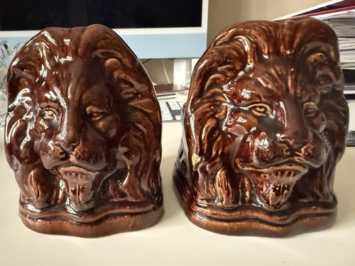 Pair victorian treacle glazed - treacle,