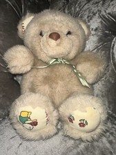 Vintage Old Tebro British Teddy Bear W/ Label