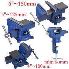 4/5/6/8" Heavy Duty Work Bench Vice Engineer Jaw Swivel Base Workshop Vise Clamp