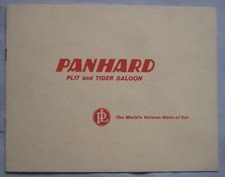 Panhard 17 and Tiger Saloon Brochure