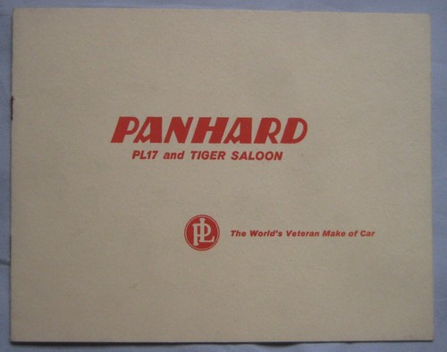 Panhard and tiger saloon - panhard,