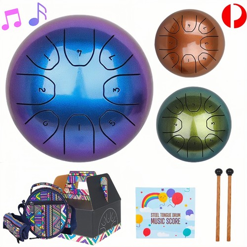 5inch steel tongue drum 8 - steel,