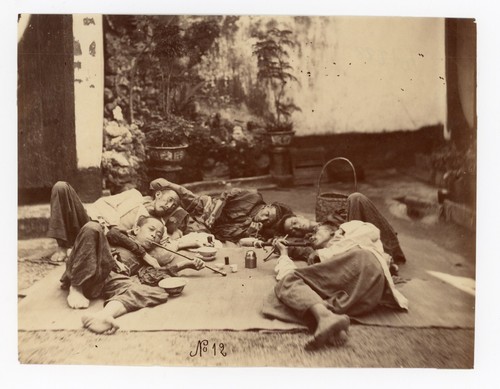 Chinese opium smokers albumen - chinese,