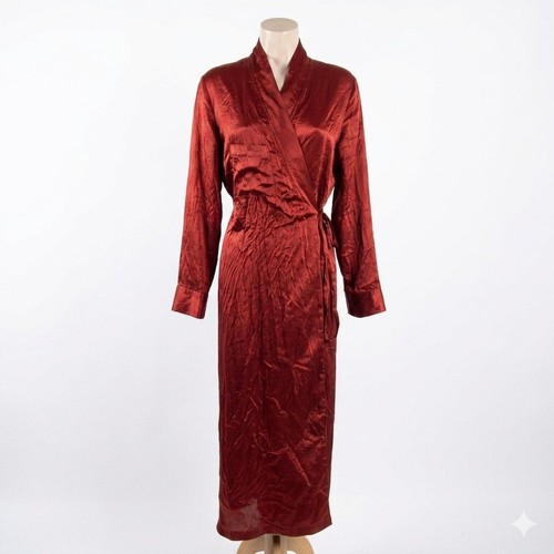 Kimono dress satin effect - kimono,