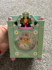 Vintage Bluebird Polly Pocket Funtime Clock 1991 with 3 figures.