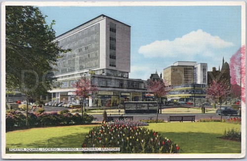 Bradford vintage postcard - bradford,