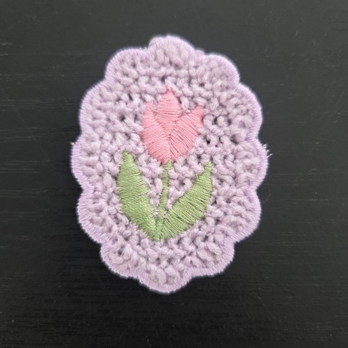 Lilac pastel oval - lilac, cute