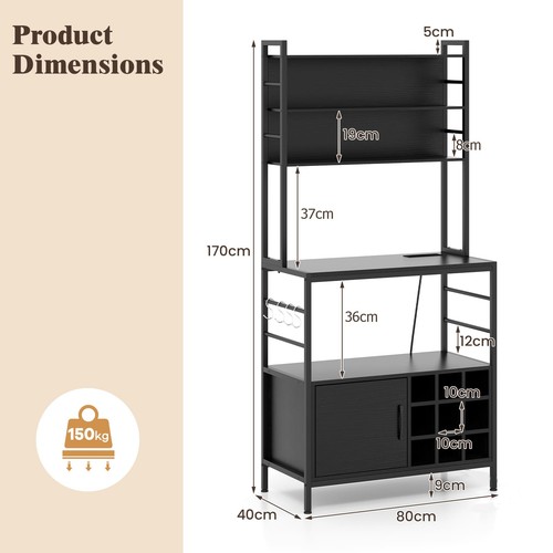 Coffee bar cabinet with - bar,
