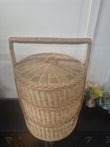 Large vintage mcm triple - large, layer