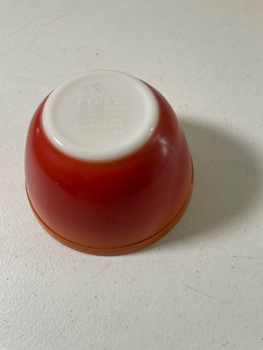 Vintage pyrex flameglo burnt - vintage,