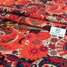 Printed Velvet Upholstery