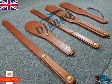 Leather Handmade Spanking Paddle 5 Pcs Set Best Flogger Whip Adult Love Punish
