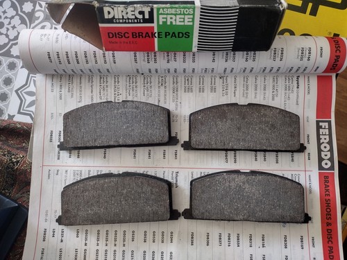 Front brake pads - front, fits