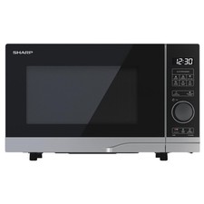 SHARP 20L 700W Solo Digital Microwave, Silver