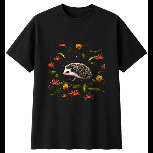 African pygmy hedgehog glowing - african,