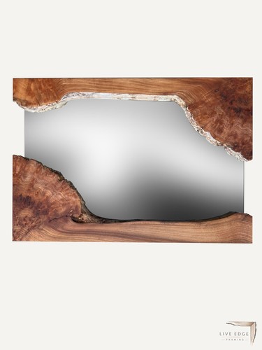 Handcrafted burr elm framed - handcrafted,