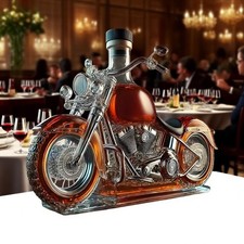 Motorcycle Glass Decanter
