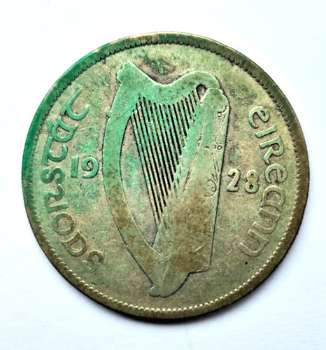 1928 irish half crown - 1928,