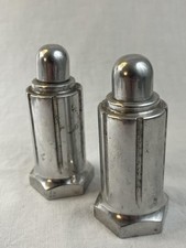 Vintage Pair Chrome Column