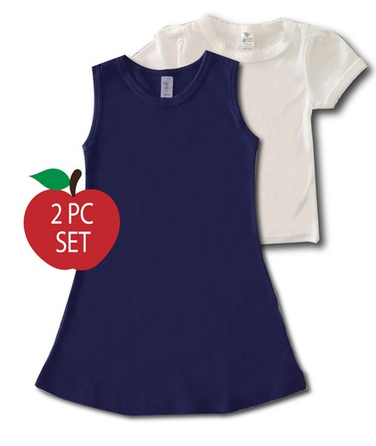 Girls school uniform - uniform, navy