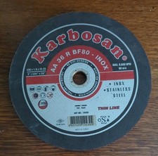 4x Karbosan 230X1.9X22.23 Cutting Disc for Metal Stainless Steel