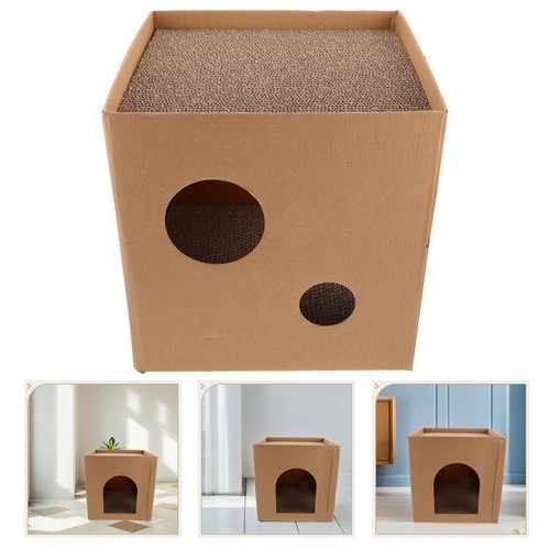 Corrugated cat pad pet - pad,