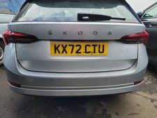2022 SKODA  OCTAVIA MK4 BUMPER (REAR) ESTATE LA7W SILVER *NEEDS PAINTING*