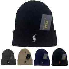 Genuine Polo Ralph Lauren Ribbed Multicolour Unisex Classic Beanie Winter Hat
