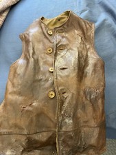 Ww2 leather jerkin - leather,