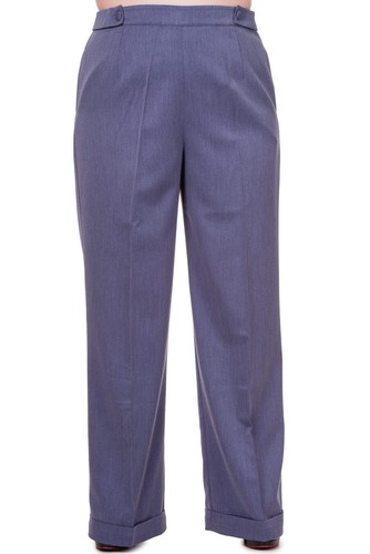 Denim wide leg - wide, waist