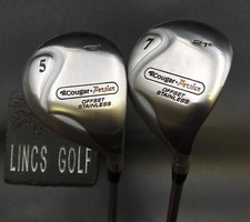 Ladies Set of 2 Cougar Persian Stainless 18° 5 &21° 7 Wood Ladies Graphite Shaft
