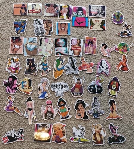 Supreme skateboard stickers - supreme,