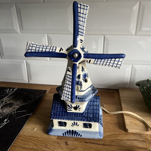 Vintage delft ceramic musical - delft,