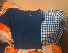 Abercrombie kids  Stylish Blue  Shirt  and navy tee shirt both Age 15 Years
