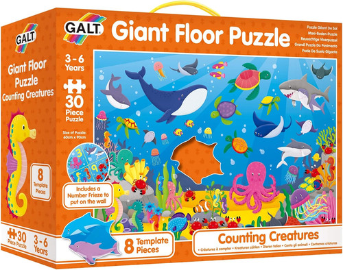 Giant floor puzzle - puzzle,, counting