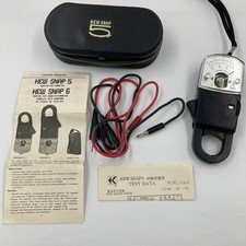 Vintage KEW SNAP 5 Volt-Ammeter Clamp Meter by Kyoritsu – With Leads & Case