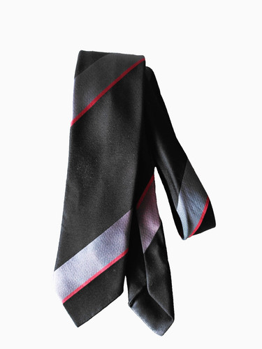 1940s vintage black tie - , with