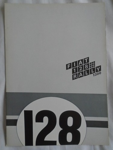Fiat 128 rally 1300 - 1300, brochure