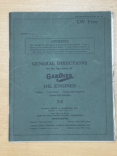 Gardner diesel engines - lw,