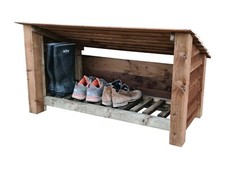 Wooden Outdoor Shoe/Log