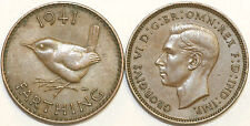 1937 to 1952 George VI Bronze Farthing Your Choice of Date / Year