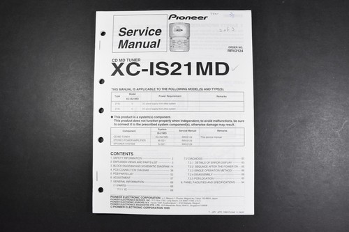 Pioneer is21md md tuner - pioneer,
