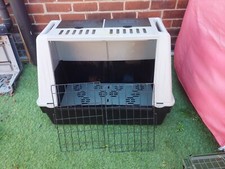 Dog Pet Transport Transportation Carrier Box Cages Crate Car Travel