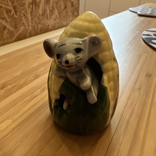Vintage japanese ceramic mouse - vintage,